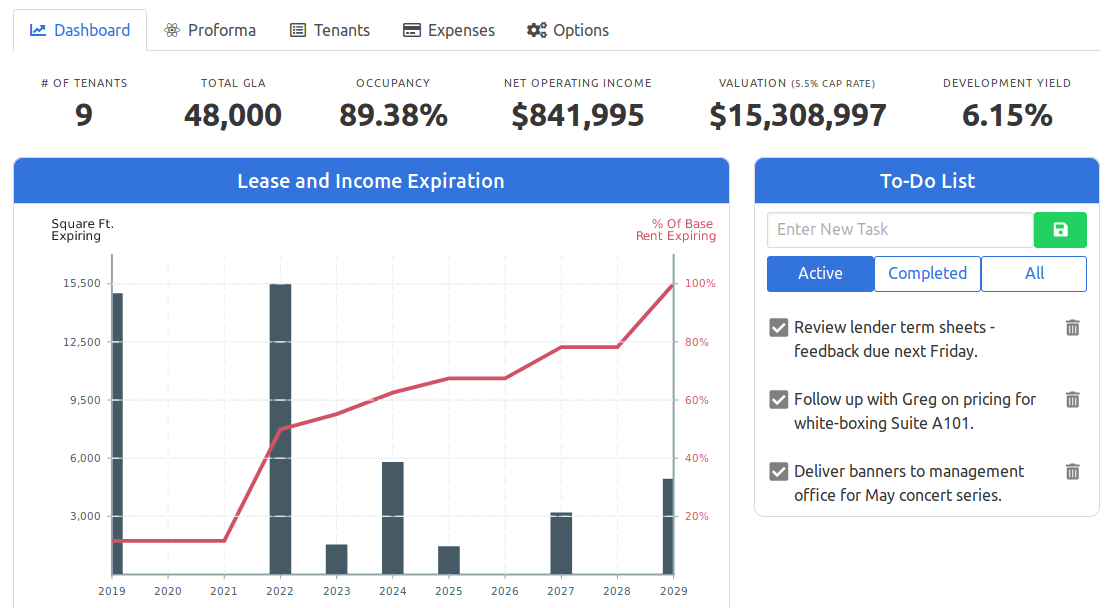 Simple Asset Manager Dashboard